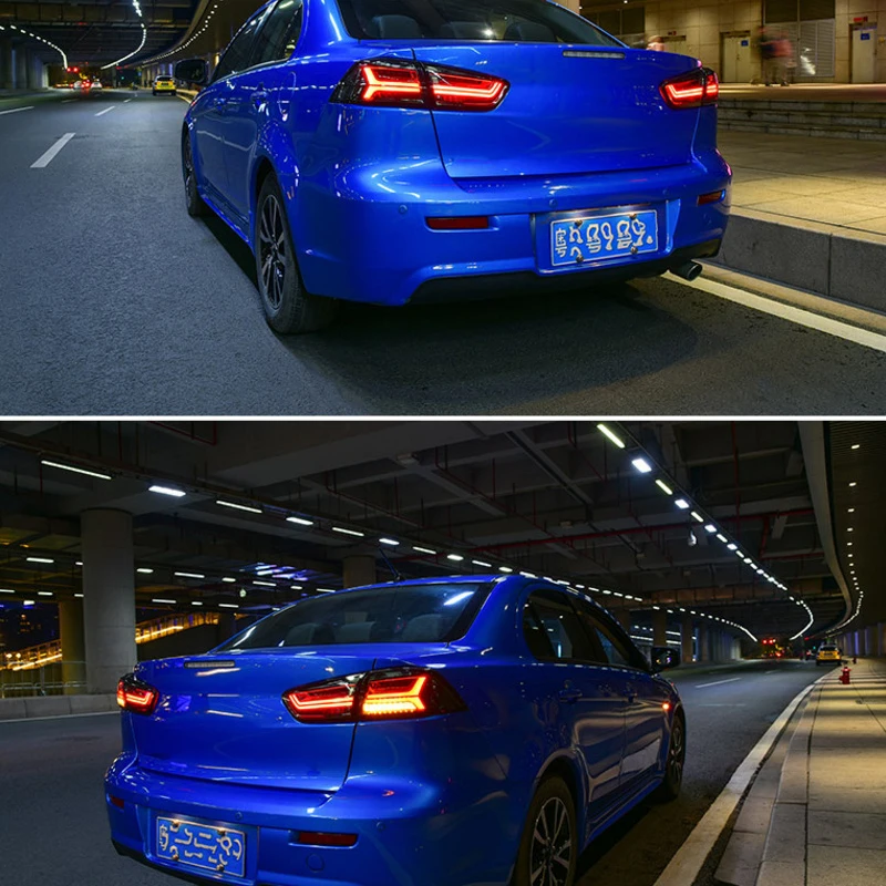 Задний светодиодный стоп сигнал для Mitsubishi Lancer EVO x 10 + задний фонарь DRL комплект фар