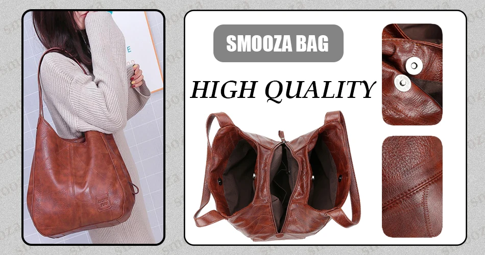 SMOOZA, Женская Цветочная кожаная сумка на плечо, сумочка, Ретро стиль, женская маленькая сумка-мессенджер, известный дизайнер, клатч, сумки на плечо, Bolsa