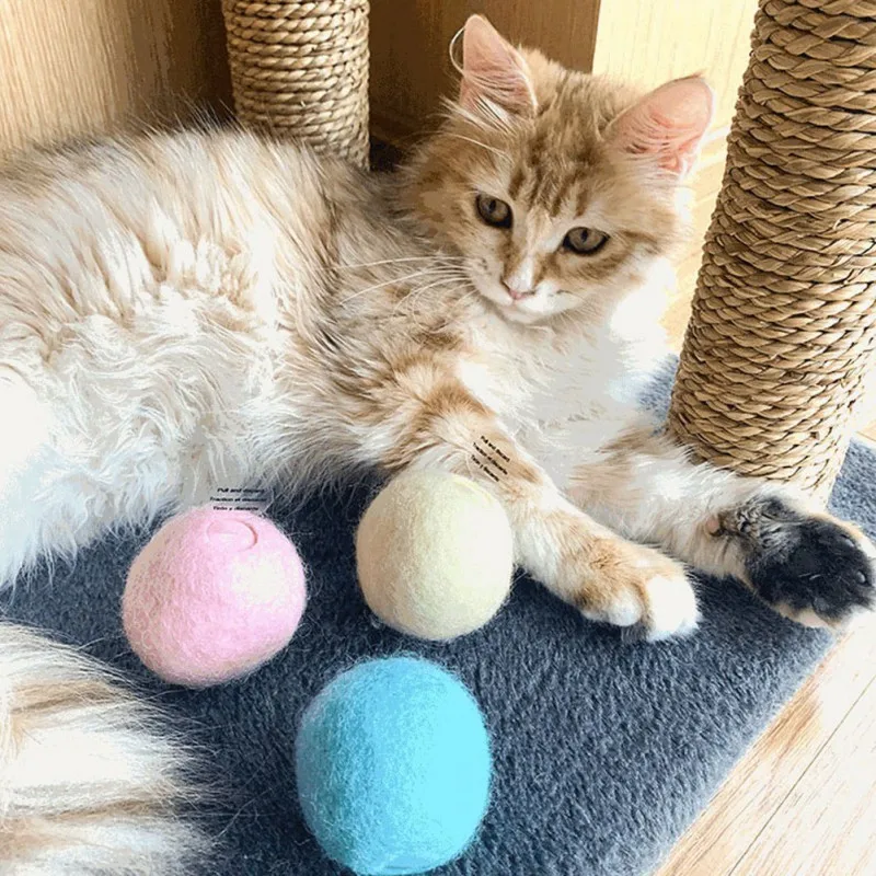 Pet Simulation Animal Vocalizes Self-hey Gravitational Call Ball Funny Cat Toy | Дом и сад