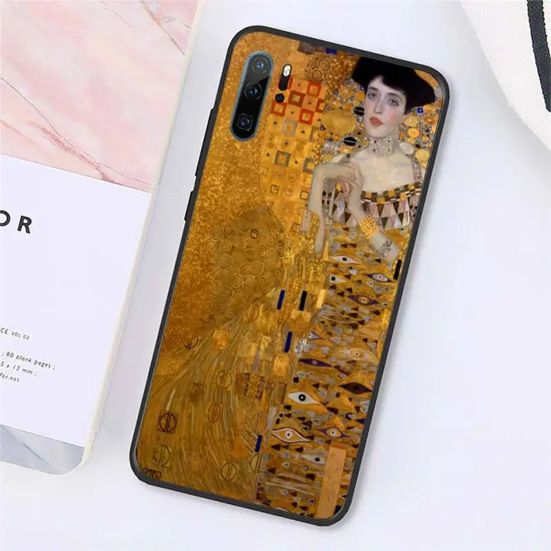 

Kiss by Gustav Gustav Klimt kiss Phone Case For Huawei honor Mate P 10 20 30 40 Pro 10i 9 10 20 8x Lite Y91C V17 6.38 6.44