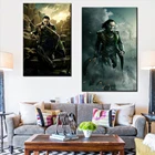 Картина на холсте Loki, плакаты, принты фильмов, большая домашняя комната, кафе, бар, Декор, холст, настенное искусство, картины из ткани Thor