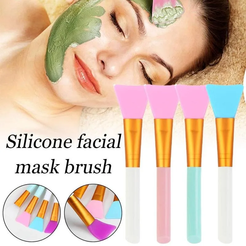 

1Pcs Silicone Mask Makeup Brush Liquid Foundation Tools Skin-Care Tool Mud Beauty Compensator Mask Mixing Cosmetics R5E1