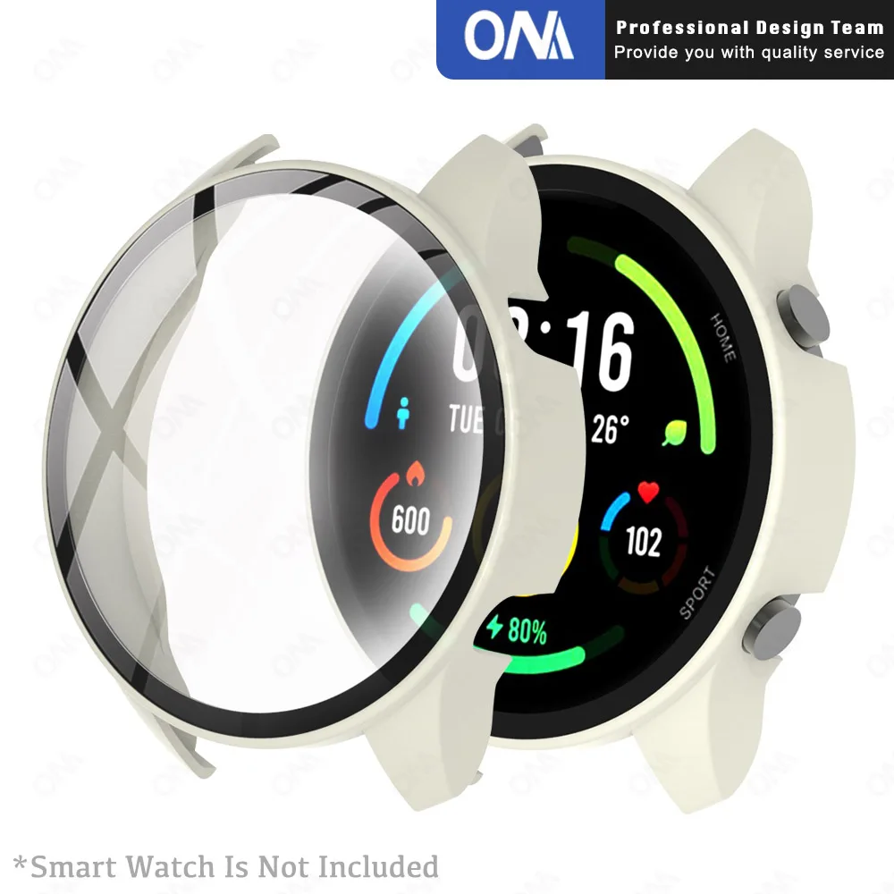 Чехол для Xiaomi Mi Watch цветной спортивный бампер с полным покрытием жесткий чехол