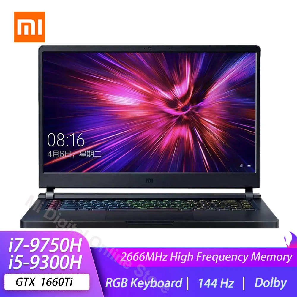 Xiaomi Mi игровой ноутбук 15 6 дюймов GTX 1660Ti i5 9300H/i7 9750H 8G/16G DDR4 512 г/1 ТБ SSD 144 Гц с подсветкой