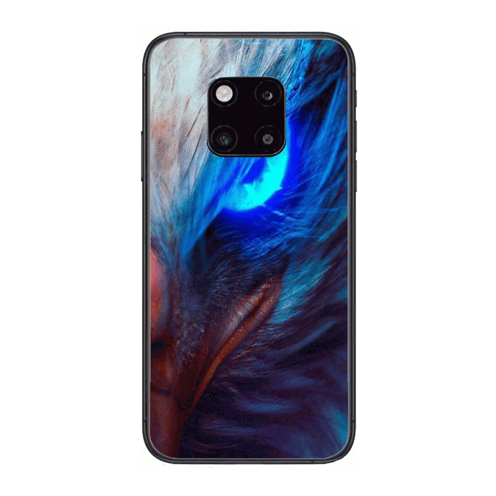 

Eagle Boutique Quality Phone Case For Huawei mate 30 10 20 40 Lite Smart Z Pro Black Etui 3D Coque Painting Hoesjes case