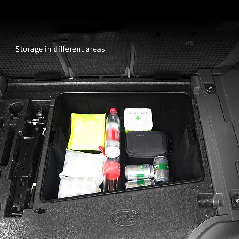 Скидка Автомобильный подлокотник из АБС-пластика, ящик для хранения, органайзер для багажника для Land Rover Defender 2020-2021, аксессуары