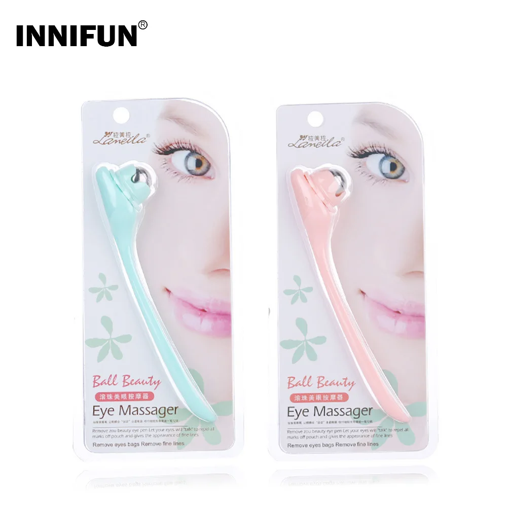 Ручной массажер для глаз против морщин роликовый шарик ухода за глазами 360