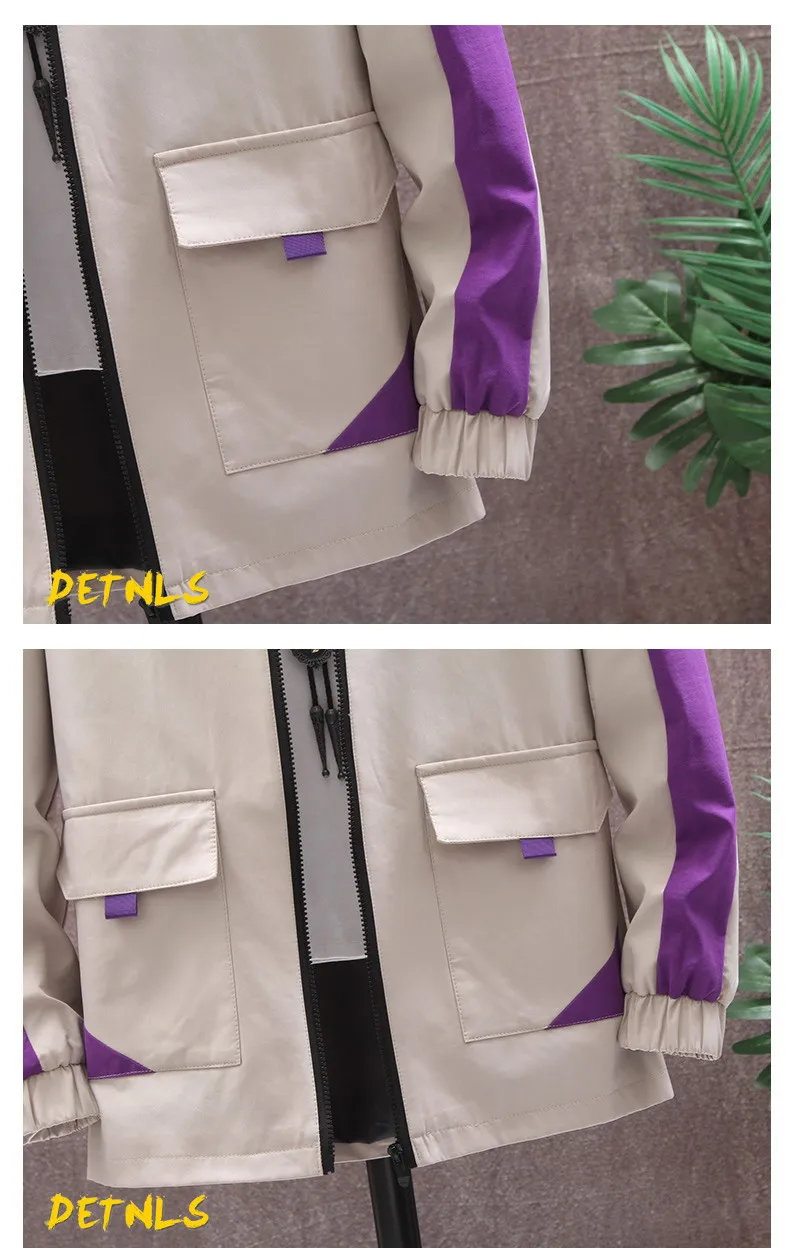 

Functional tooling air men's Korean version of the loose 2020 spring autumn new men's tide brand hooded men's jacket HS662