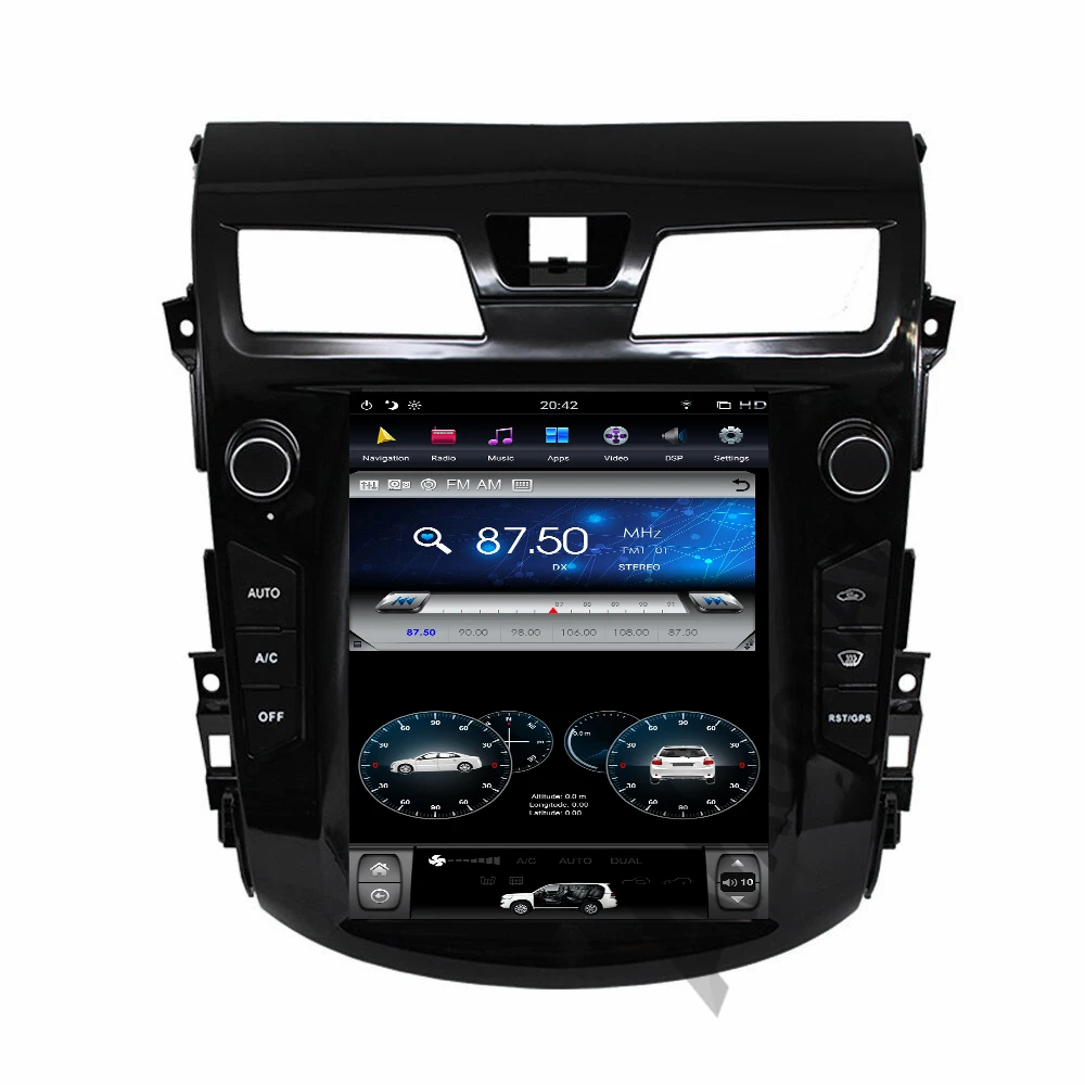AOONAV вертикальный экран для автомобилей-Nissan-Teana 2013 + автомобильное радио DVD-плеер