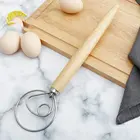 Венчик из нержавеющей стали для теста, блендер для торта, хлеба, теста, миксер, палочка для взбивания яиц, инструменты для выпечки, кондитерский блендер