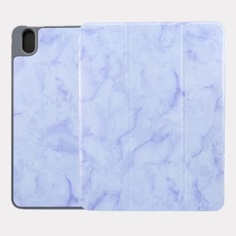 Чехол для iPad A2324 A2072 10 9 дюйма складной мраморный чехол планшета Apple Air 4-го