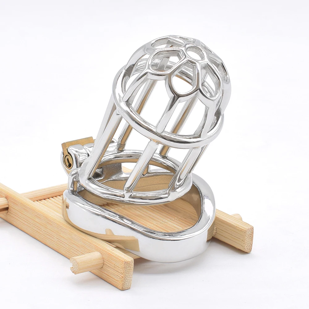 NUUN длинная металлическая клетка верности для мужчин из нержавеющей стали пениса