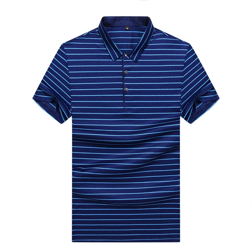 Футболка мужская Трикотажная в полоску тонкая рубашка из шелка тутового