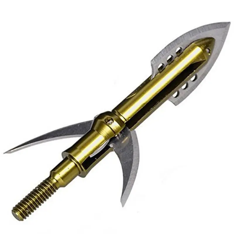 Стрела для стрельбы из лука с широкими головками 100 зернистая 2 расширяемая