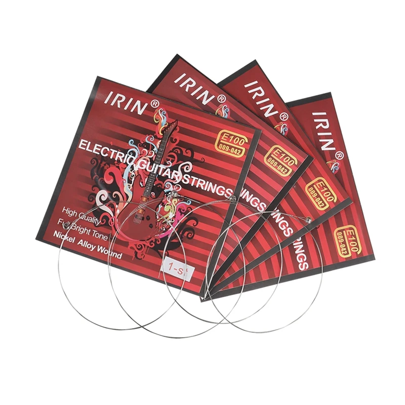 

IRIN 100 шт./компл. E100 Струны для классической гитары, нейлоновые, посеребренные, с медной обмоткой