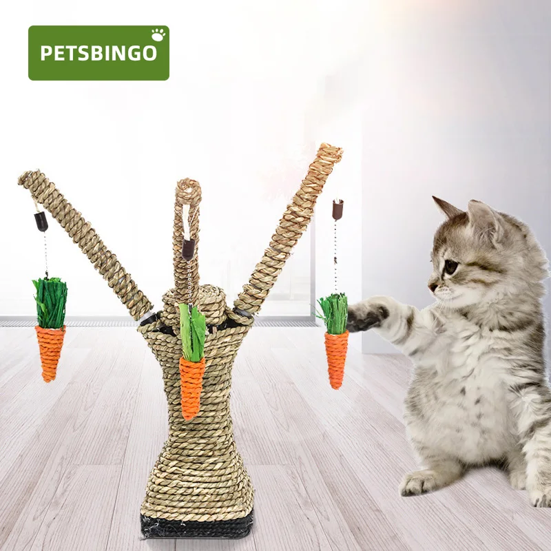 

Pets Bingo Cat Scratcher Board Scratch Resistant Cats Interactive Toy Kitten Climbing Frame Wear-resistant Grinding Claw Branch