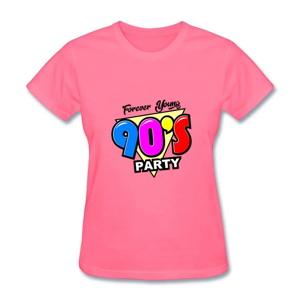 Ретро красный белый в полоску Футболка для женщин короткий рукав Базовая