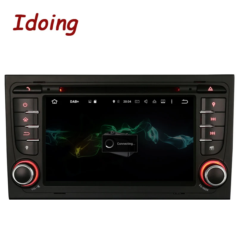Автомобильный dvd плеер Idoing 32G ROM 8 ядер 2Din Android 0 радио для Audi A4 мультимедийное видео