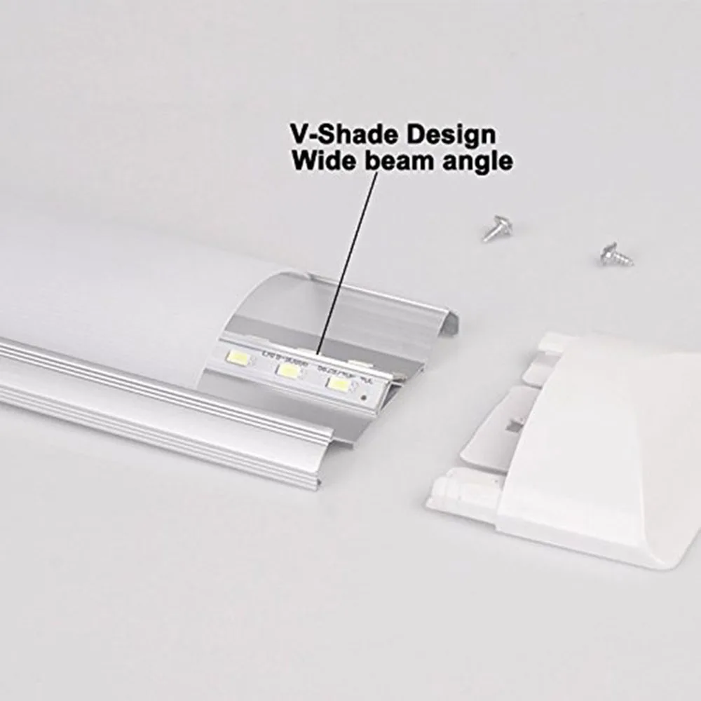 10pc/lot 10W 20W 40W LED Tube Linear Light Batten Clean Purification Tri-proof purified lamp For Garage | Лампы и освещение