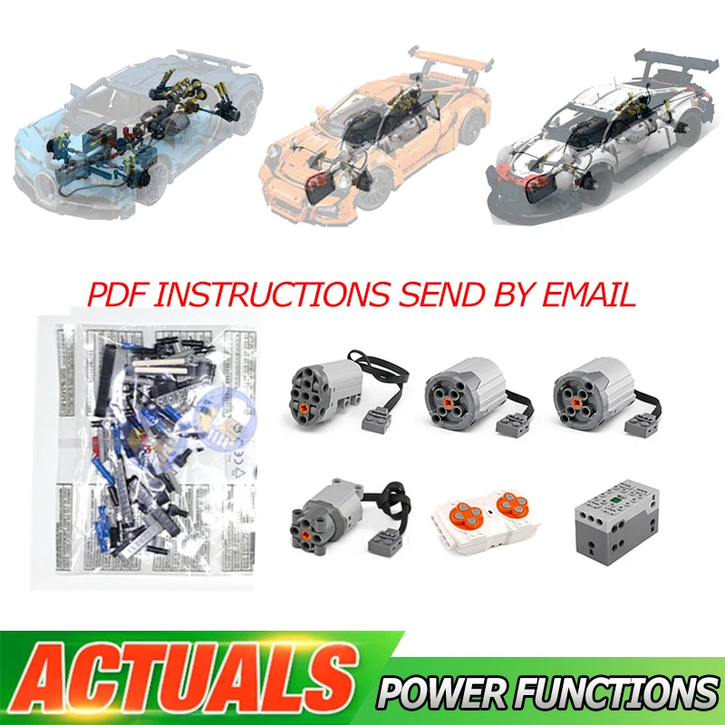 Автомобильный конструктор Mould King Power совместимый с Lepinblocks 20086 20001 42083 42056 Bugatti