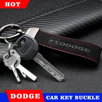 fashion metal car leather upturned fur keychain shape key chain ring for dodge ram 1500 challeager caliber car accessories