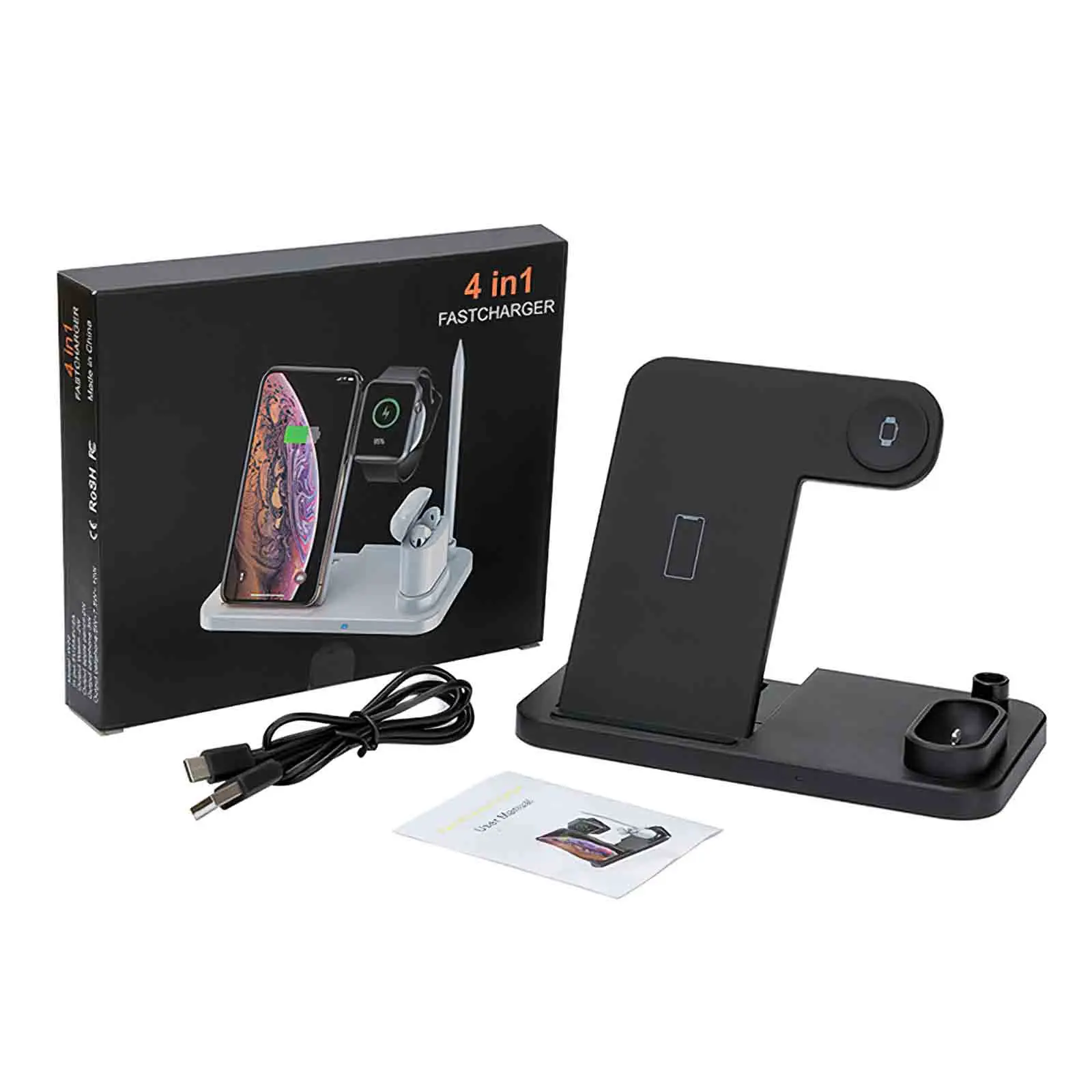 4 в 1 многофункциональное Беспроводное зарядное устройство | Мобильные телефоны и