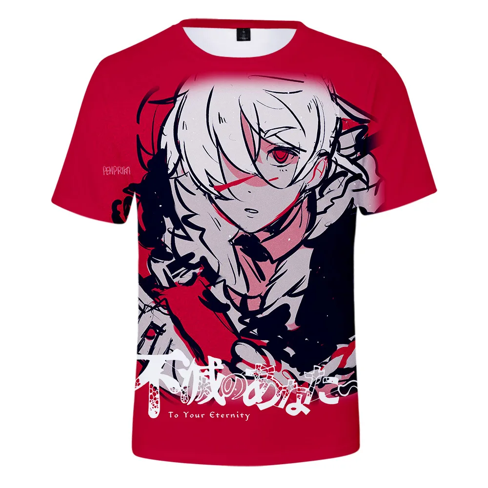 2021 новые футболки с аниме рисунком для того чтобы ваша вечность 3D печати уличная