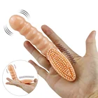 Женская секс-игрушка, вибратор на палец, рукав, вибратор, G-точка, массажер, женский пенис, стимуляционная щетка, товары для взрослых