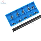 Внутренний держатель инструмента S08K-SDUCR07, S10K-SDUCR07, SDUCL, DCMT0702, карбидная вставка, набор токарных инструментов с ЧПУ, S12M-SDUCR07, S16Q-SDUCR07, 10 шт.