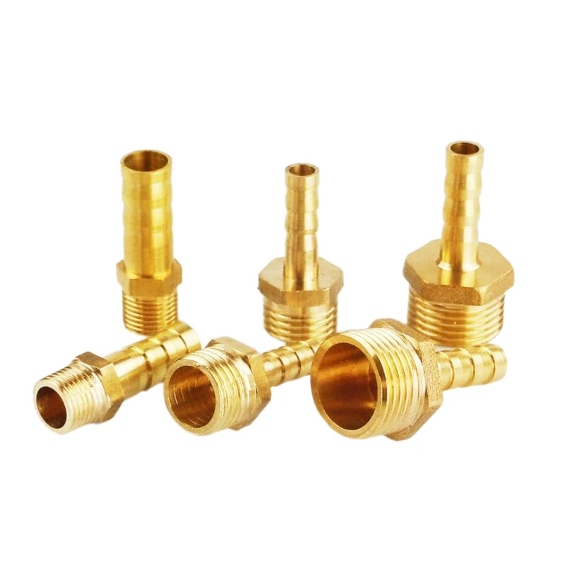 

PC Series BSP Male Thread Brass Fittings Coupling 6mm/8mm/10mm/12mm Pneumatic Parts Pagoda Gas Hose Adapter