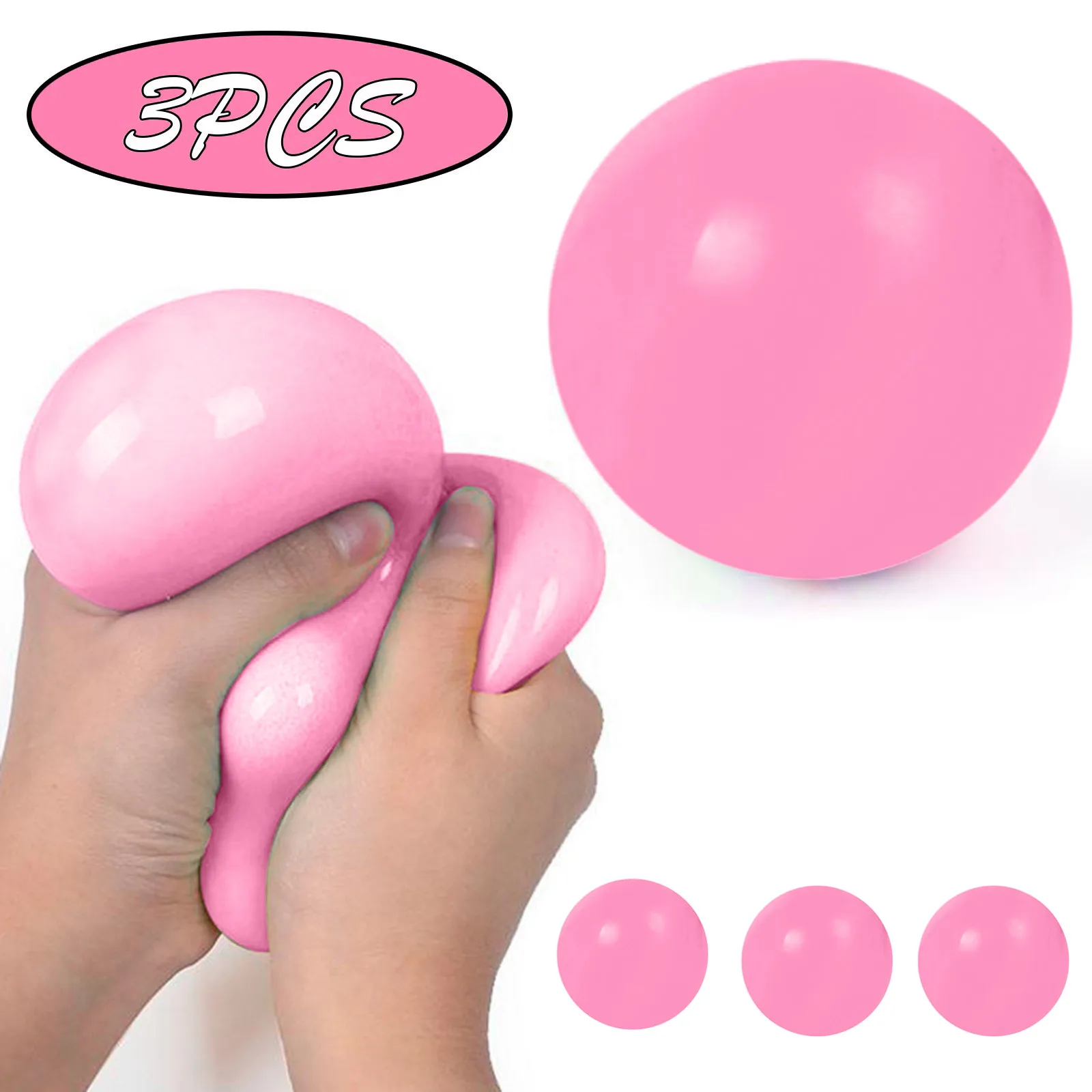 

2021 toys for children Stress Relief Squeezing Balls Creative Colorful Soft Novelty Hand Grip Pressure kids gift brinquedo #L2