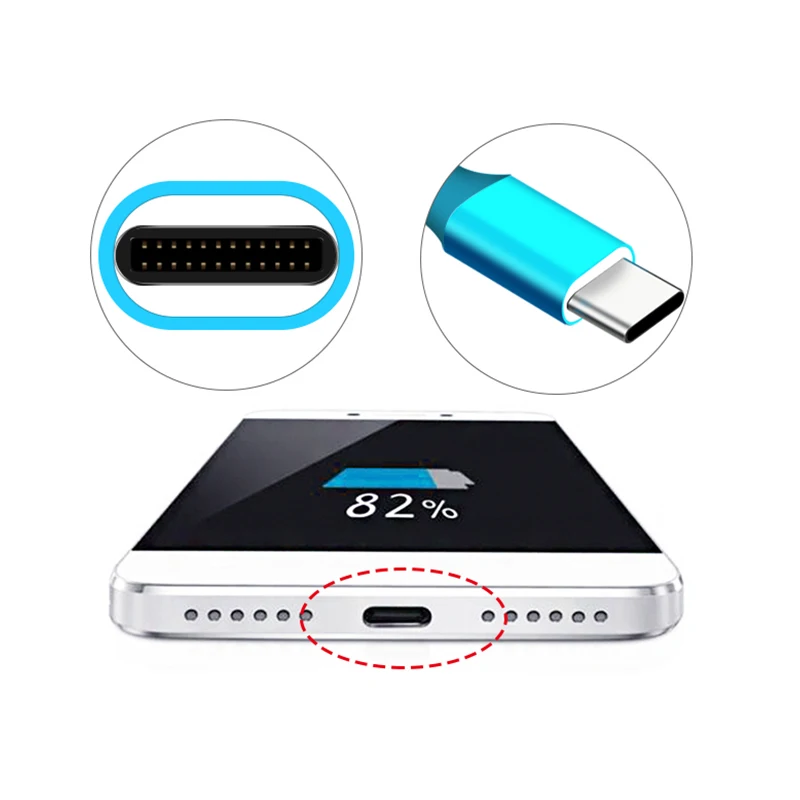 Нейлоновый Быстрый usb type C кабель для huawei P20 Lite Быстрая зарядка быстрое зарядное