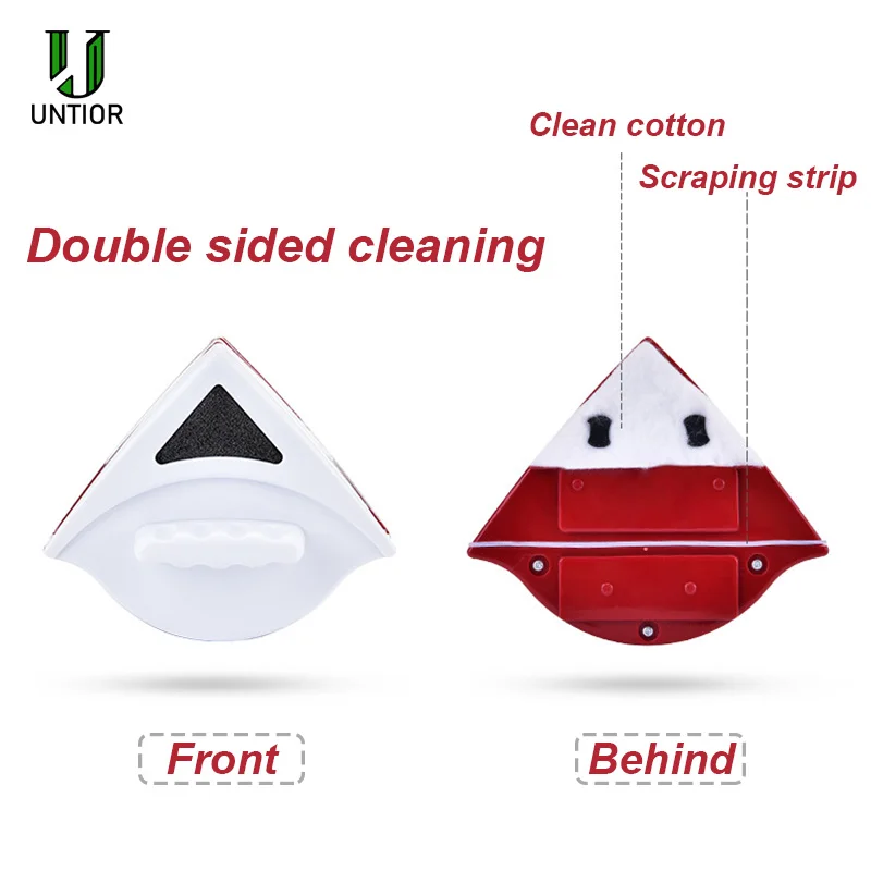 UNTIOR Магнитная щетка для мытья окон очиститель двусторонняя чистки стекла
