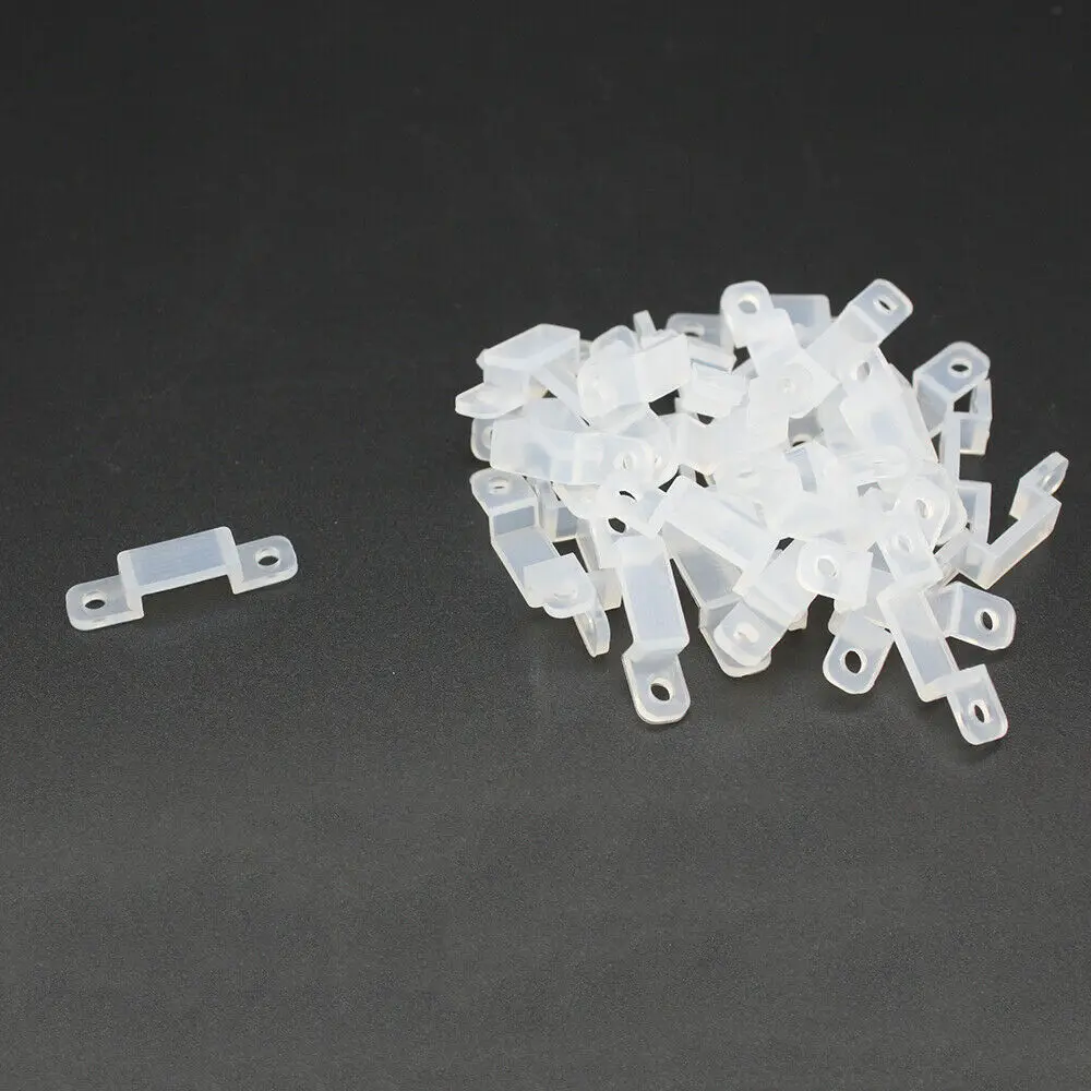 20 штук 12 мм силиконовый фиксатор зажимы кронштейн держатели для Светодиодные