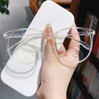 Прозрачная оправа для компьютерных очков для мужчин и женщин, круглые антибликовые очки с защитой от синего света, оптические аксессуары для зрения