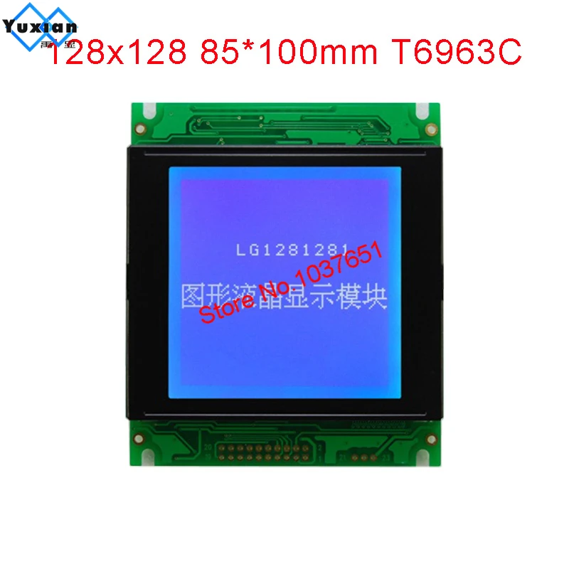 ЖК-модуль 128128 128x128 Графическая панель дисплея 85X100mm T6963C UCI6963 LG1281281 вместо WG128128A