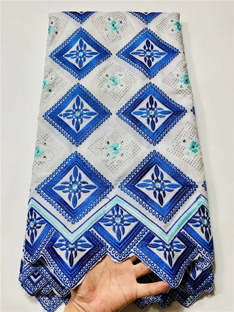 

Yellow Nigerian Cotton Lace Fabric For Man Dress Swiss Voile Lace fabric High Quality Swiss Lace Fabric JYINF1019