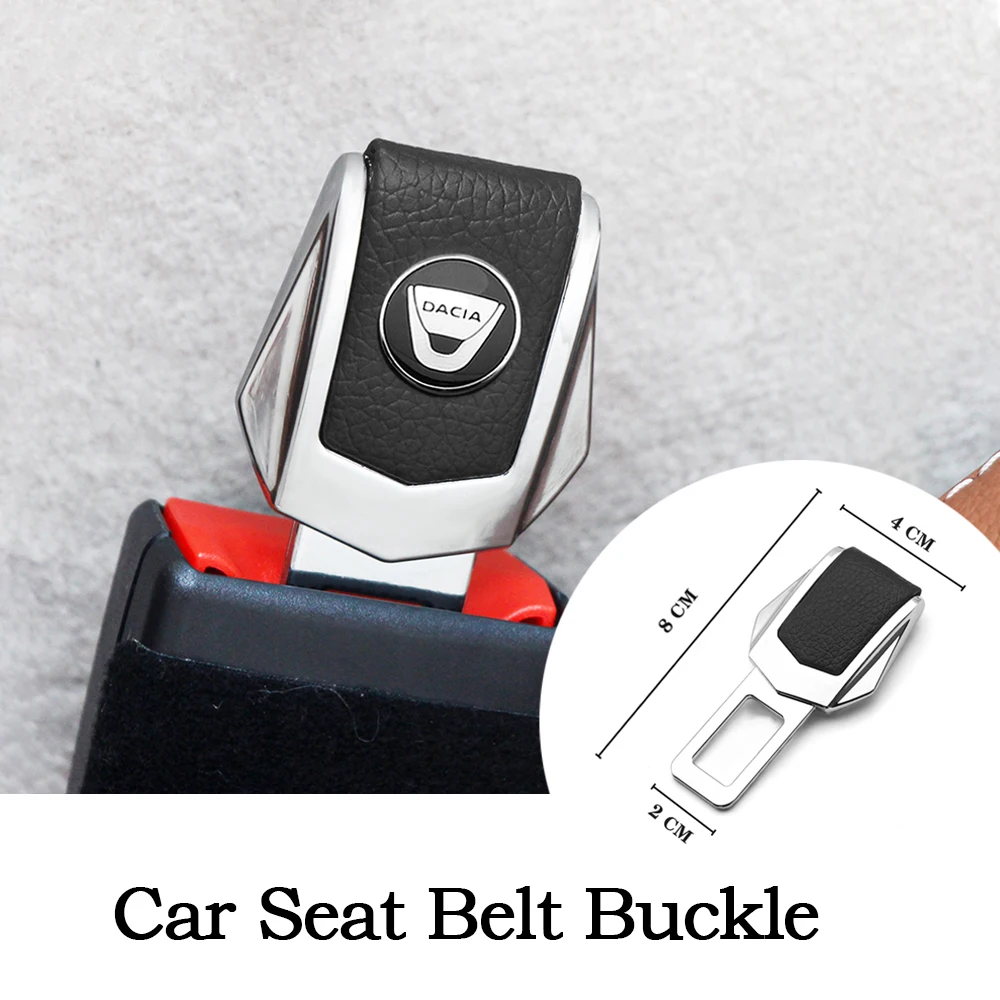 

Car Styling Interior Safety Belt Plug Buckle Seat Belt Clip Auto Accessories For Dacia Duster Logan MCV Sandero Stepway Dokker