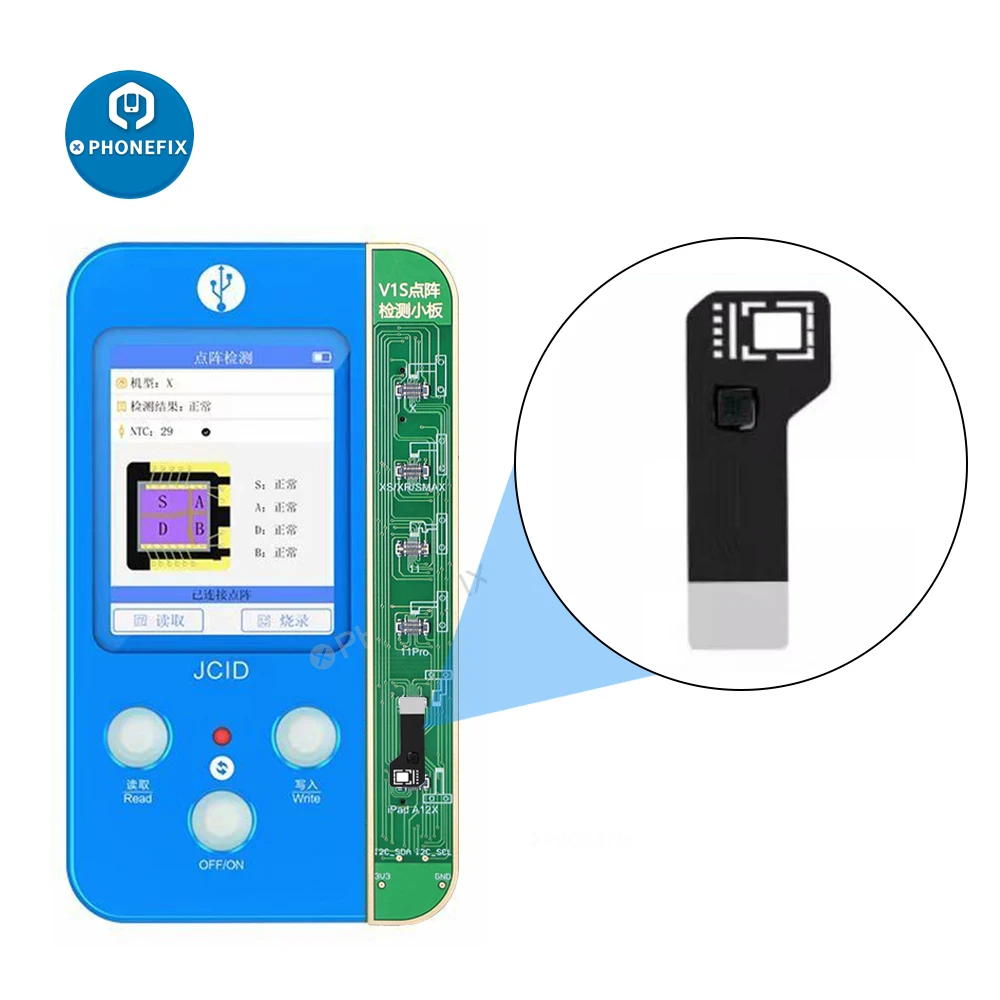 JC Dot Matrix Cable Face ID Flex for IPad Pro 3/4 Face ID Not Available Fix Face ID Higher Lower Problem for JC V1s and Pro1000S