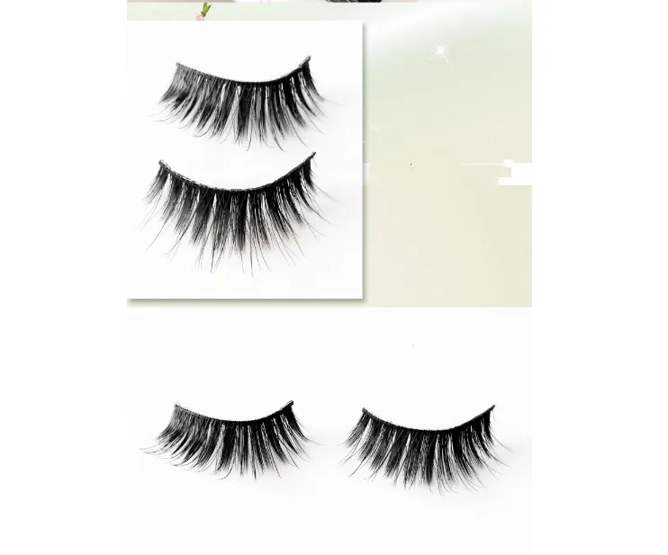 

10 Pairs of Thick, Natural False Eyelashes,False Eyelashes for Extension, Handmade Silk Eyelashes