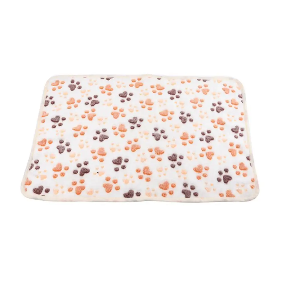 Мягкое Флисовое одеяло большой коврик с принтом лап кошек собак щенков