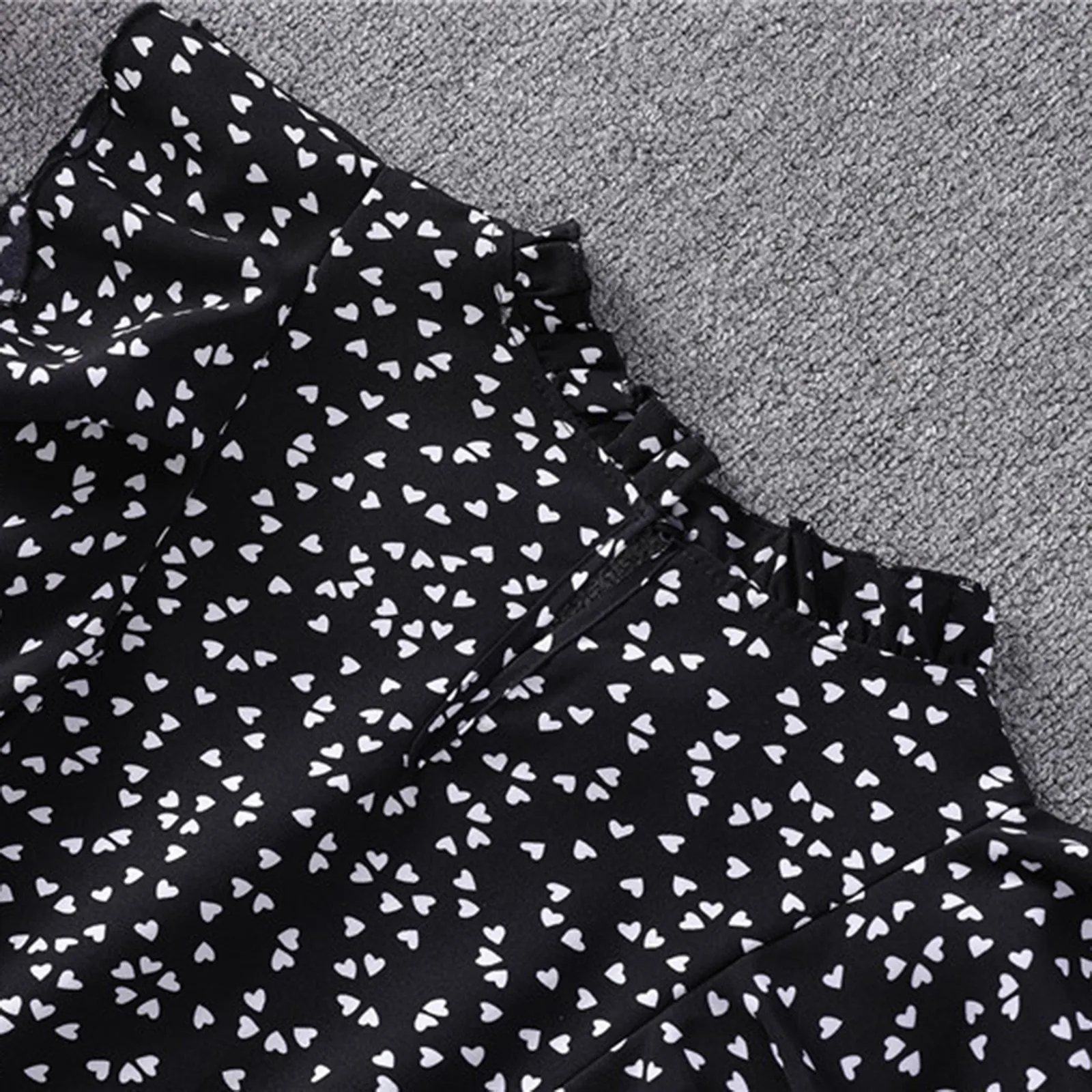 

Womail dress summer dress boho dress Women's Dot Print Dress Women Casual Butterfly Sleeve Ruffles Chiffon Dress silk dress 2021