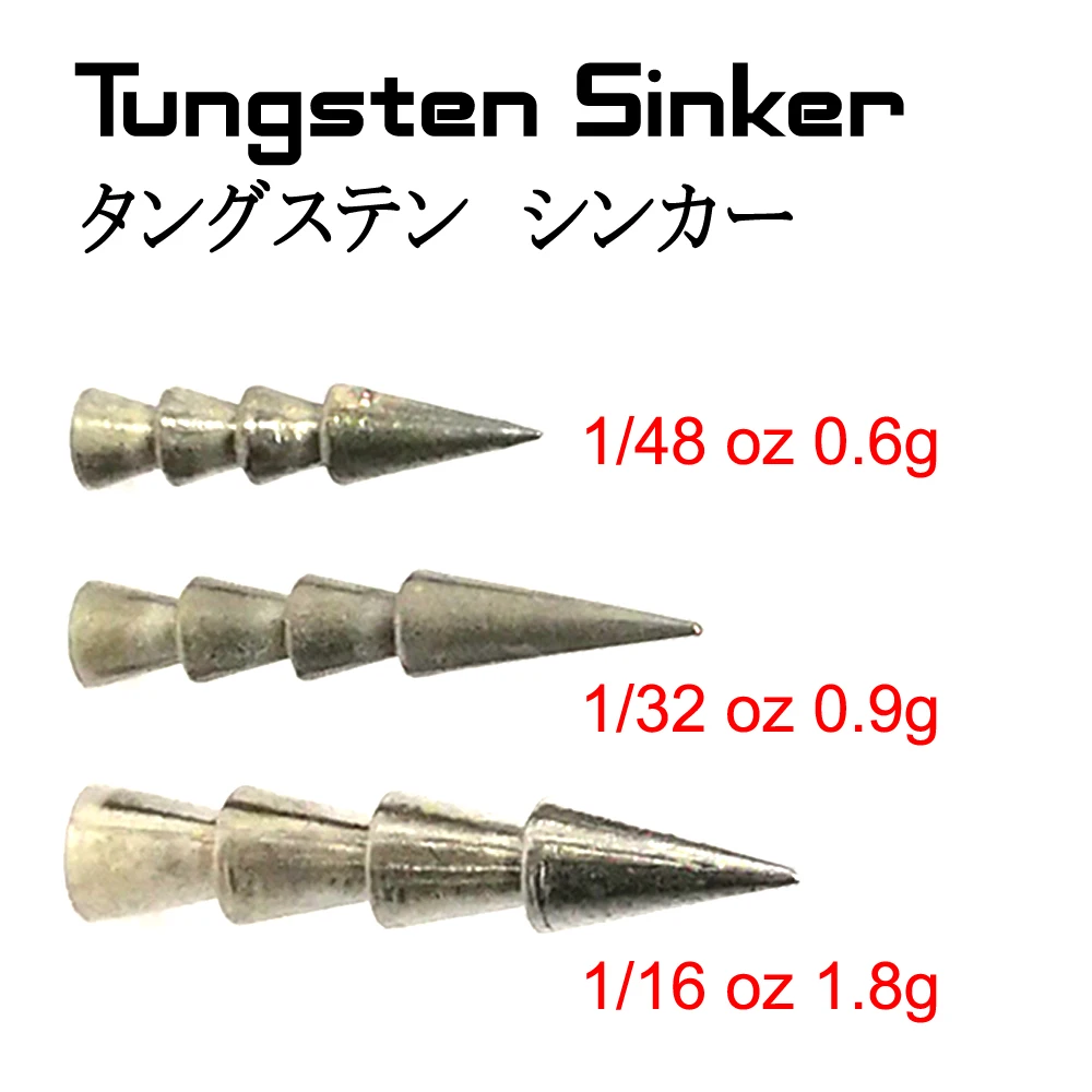 Thetime 1/48 1/32 1/16 унций Мягкая приманка в виде червей Tungsten nail Fishing Sinker противовес