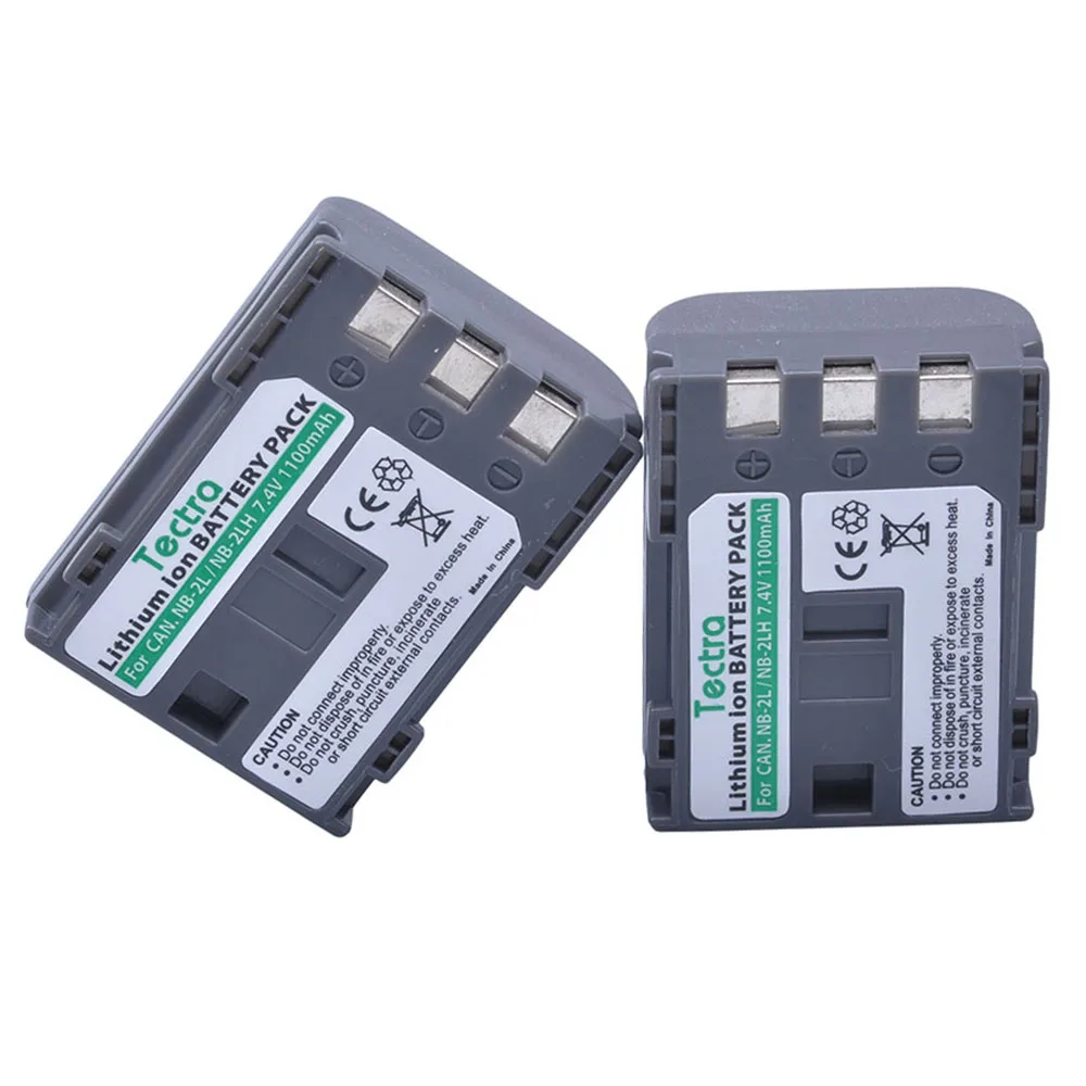 2x1100mAh NB 2L NB2L NB2LH литий ионный Аккумулятор для Canon Rebel XT XTi 350D 400D G9 G7 S80 S70S30 L50|Цифровые