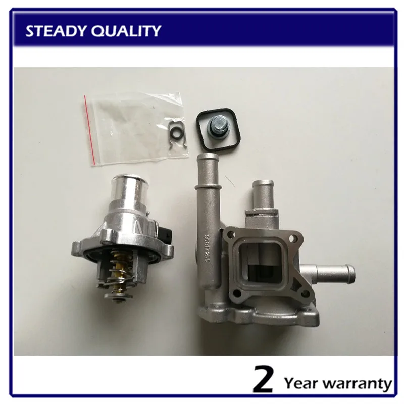 

1 set 96984103 96984104 Aluminum Engine Coolant Thermostat with Housing for Chevrolet Chevy