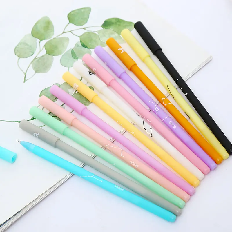 Корейские милые кавайные гелевые ручки Созвездие креативный Знак Звезды Kawai