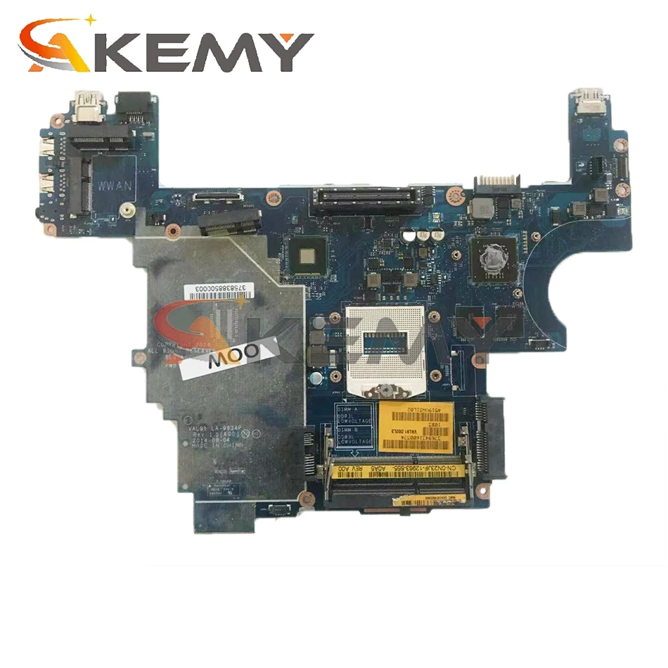 Akemy VAL91 LA-9932P для DELL Latitude E6440 Материнская плата ноутбука HD8690M(2 ГБ) CN-007KGN 07KGN 100%