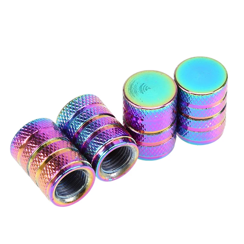 4 шт. алюминиевые колпачки для пневматических отверстий автомобиля или мотоцикла