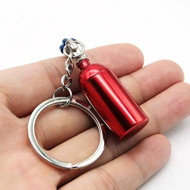 Автомобильный брелок для ключей от автомобиля Nos азота цепочка с цилиндром