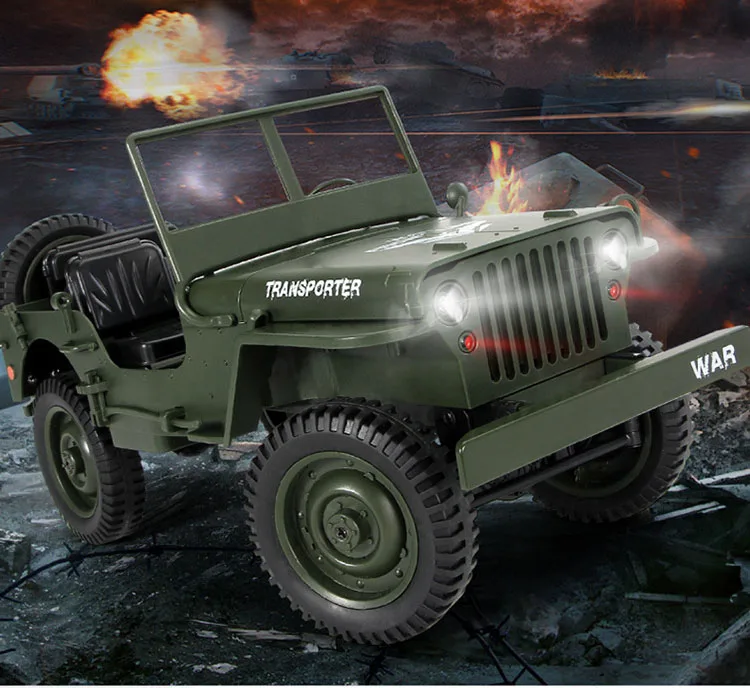 Радиоуправляемый грузовик Q65 1:10 2 4G 4WD автомобиль трансформер светильник ционным